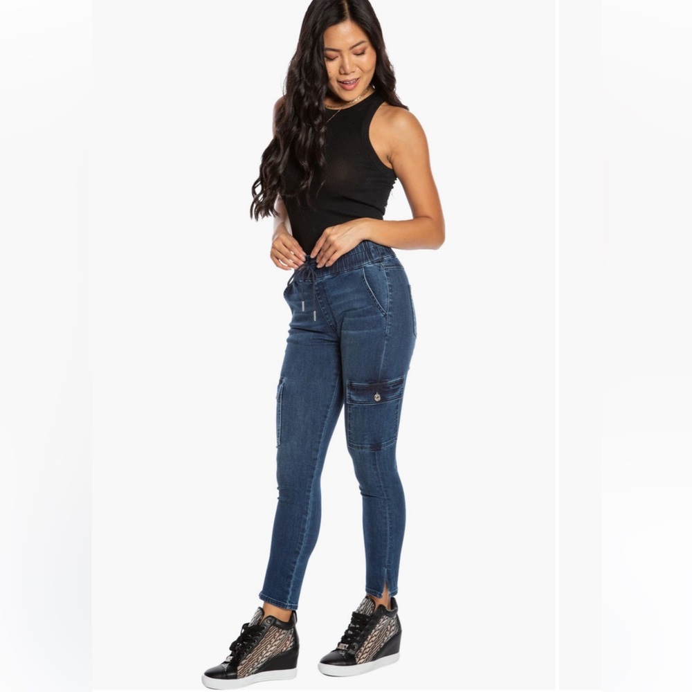 Juicy Couture Laguna drawstring cargo jeans